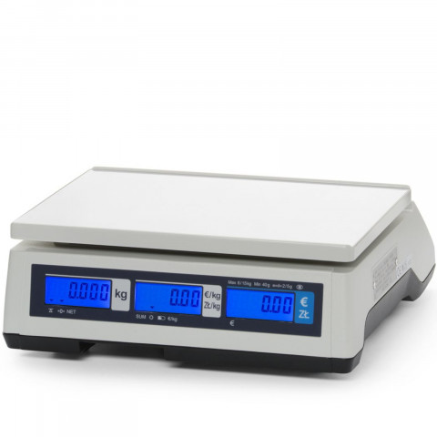 
Komercinės skaičiavimo svarstyklės su legalizavimu iki 15 kg 290x209 mm
