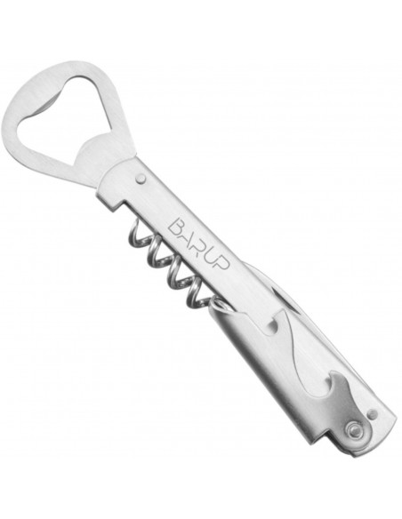 
Padavėjo butelių atidarytuvas 4 viename, peilis, kamščiatraukis, ilgis 142 mm
