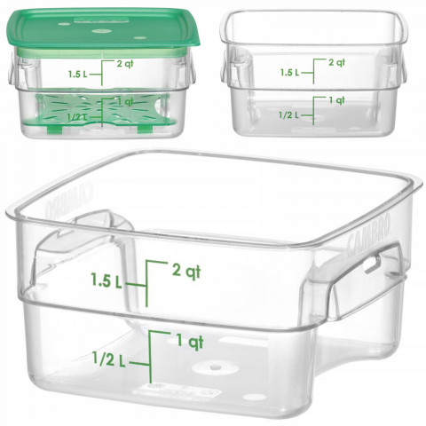 
„CamSquares Fresh Pro“ maisto indas 1,9 l 191 x 191 x 98 mm
