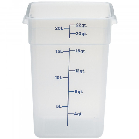 
CamSquare maisto konteineris 20,8 l 256x310x400 mm - skaidrus
