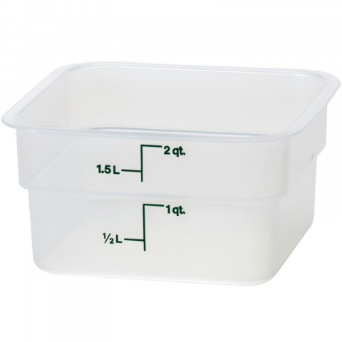 
„CamSquare“ maisto indas 1,9 l 185x185x100 mm - skaidrus
