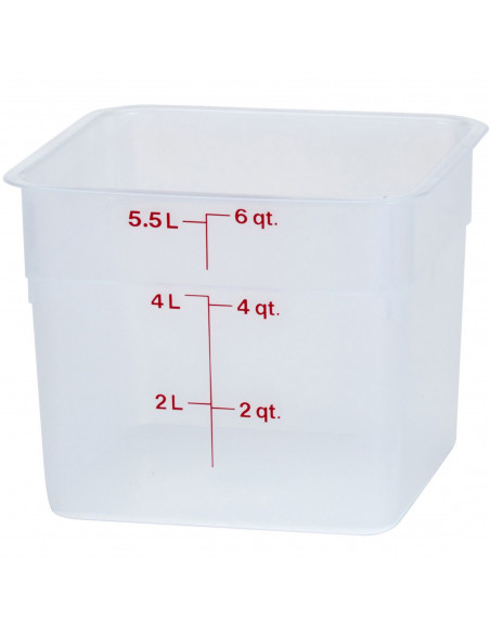 
„CamSquare“ maisto indas 5,7 l, 215 x 215 x 185 mm – permatomas
