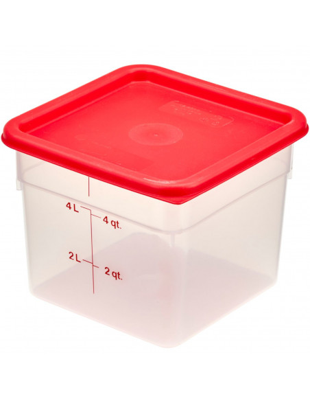 
„CamSquare“ maisto indas 5,7 l, 215 x 215 x 185 mm – permatomas
