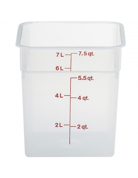 
„CamSquare“ maisto indas 7,6 l, 215 x 215 x 230 mm – permatomas
