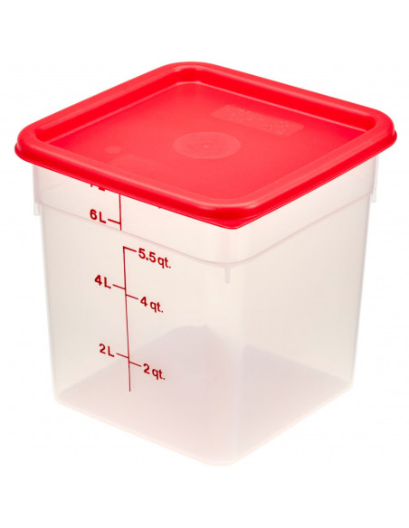 
„CamSquare“ maisto indas 7,6 l, 215 x 215 x 230 mm – permatomas
