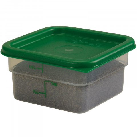 
Dangtis CamSquare konteineriui 1,9/ 3,8 l 190x190 mm - žalias
