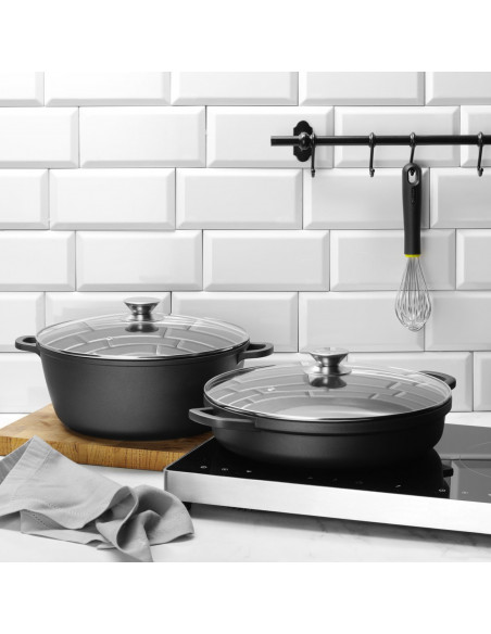 
Puodas su dangčiu su nelimpančia danga 7 l 367x290x122 mm
