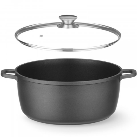 
Puodas su dangčiu su nelimpančia danga 9 l 405x332x138 mm
