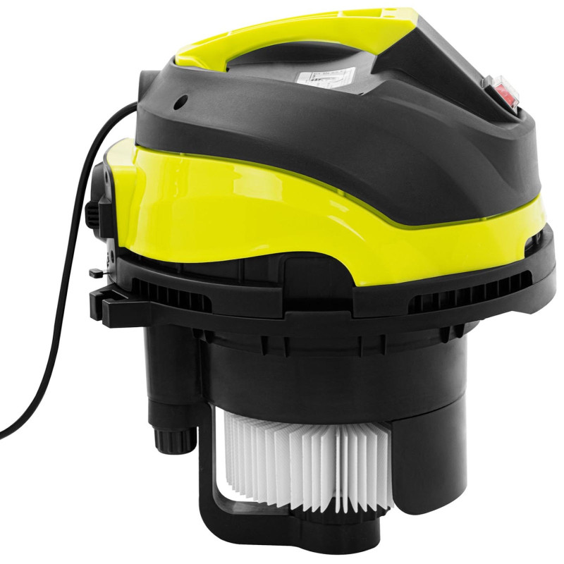 Pramoninis mobilus dirbtuvių nerūdijančio plieno dulkių siurblys su HEPA filtru 1,4 kW 30 l