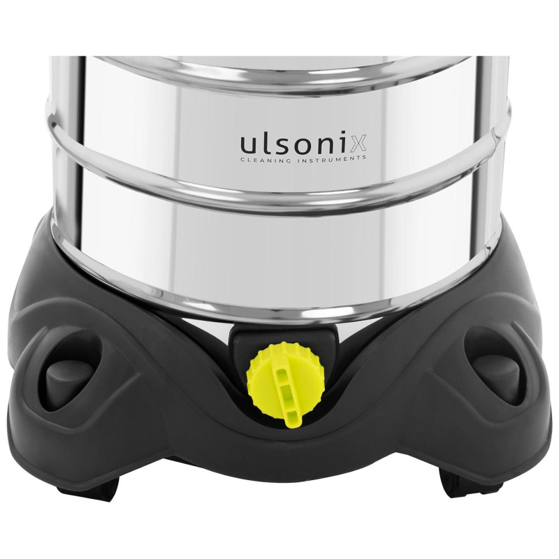 Pramoninis mobilus dirbtuvių nerūdijančio plieno dulkių siurblys su HEPA filtru 1,4 kW 30 l