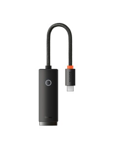 
Išorinis USB-C RJ-45 tinklo adapteris 1 Gbps 1000 Mbps juodas
