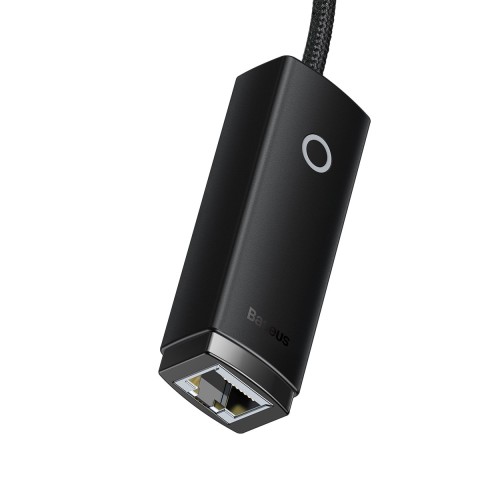 
Išorinis USB-C RJ-45 tinklo adapteris 1 Gbps 1000 Mbps juodas
