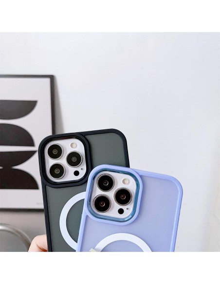 
Magnetinis dėklas su „MagSafe“ apsauga, skirtas „iPhone 15 Plus“, su skylutėmis dirželiui, žalias
