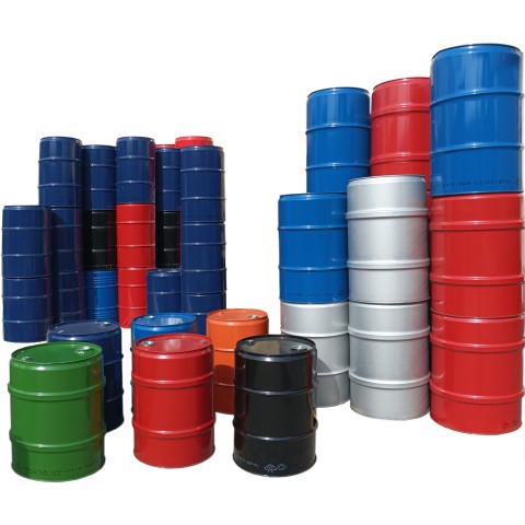 
Plieninė metalinė statinė TH 60L su 2 ir 3/ 4 dangteliais - SIDABRINĖ
