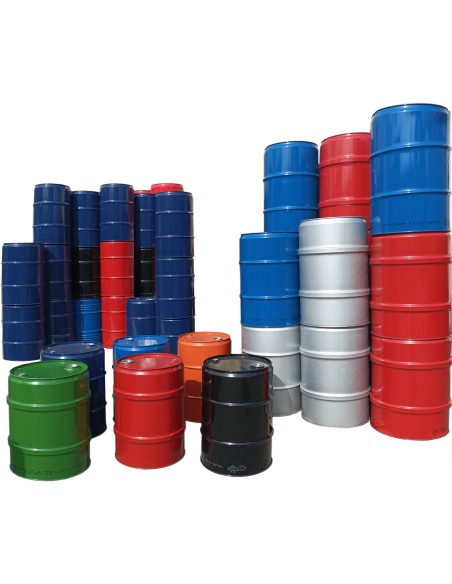 
Plieninė metalinė statinė TH 60L su 2 ir 3/ 4 dangteliais - SIDABRINĖ
