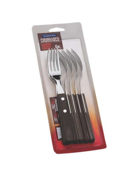 Kepsnių picos stalo šakutė su medine rankena Churrasco rinkinys 6 vnt.ilgis 200 mm Kepsnių picos stalo šakutė su medine rankena Churrasco rinkinys 6 vnt.ilgis 200 mm