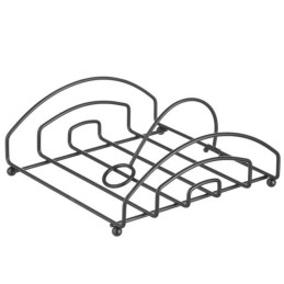 Servetėlių laikiklis nerūdijančio plieno servetėlių laikiklis juodas 155x160 mm - Hendi 427156