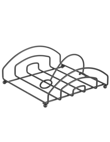 Servetėlių laikiklis nerūdijančio plieno servetėlių laikiklis juodas 155x160 mm - Hendi 427156