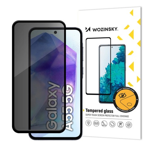 
Privatumo grūdintas stiklas su apsaugos nuo šnipinėjimo filtru, skirtas „Samsung Galaxy A56 / A36“.
