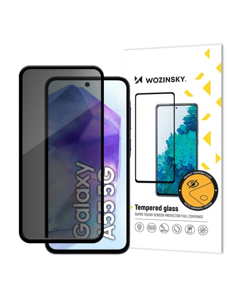 
Privatumo grūdintas stiklas su apsaugos nuo šnipinėjimo filtru, skirtas „Samsung Galaxy A56 / A36“.
