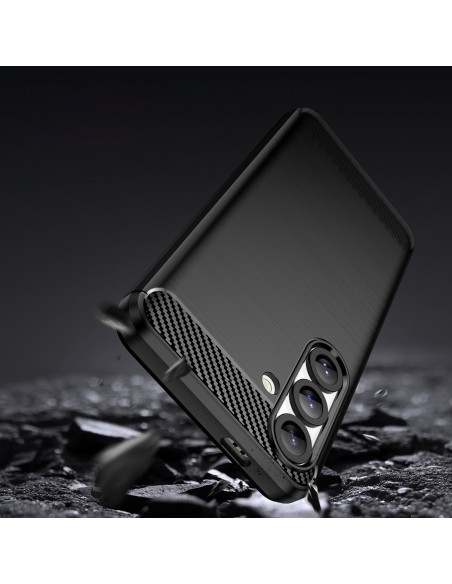 
Lankstus silikoninis dėklas, skirtas „Xiaomi 15 Carbon“ dėklui - juodas
