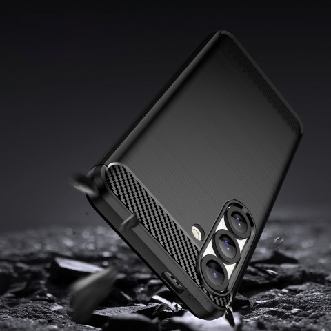 
Lankstus silikoninis dėklas, skirtas „Xiaomi 15 Ultra Carbon“ dėklui - juodas
