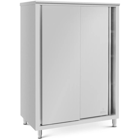 
Gastronominė spintelė su stumdomomis durelėmis STEEL 140 x 60 x 180 cm
