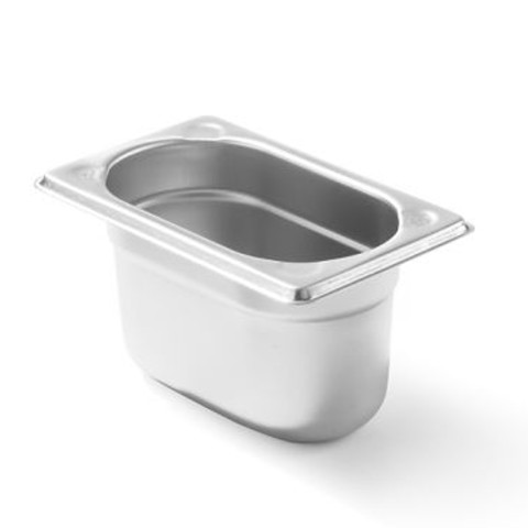 
Gastronorm indas GN 1/ 9, aukštis 150 mm, „Kitchen Line STAL“ 1,3 l
