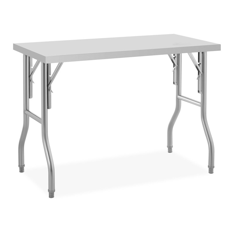 Sulankstomas laboratorinis maitinimo stalas PLIENAS 100 kg 120 x 60 cm