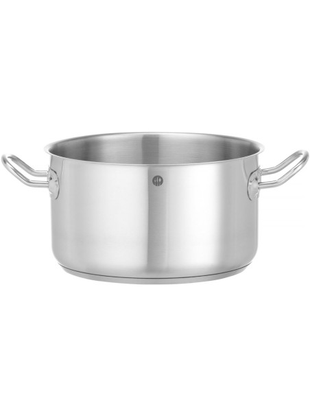 
Vidutinio dydžio puodas be dangčio, 6 l, „Kitchen Line“ skersmuo 240 x 135 mm
