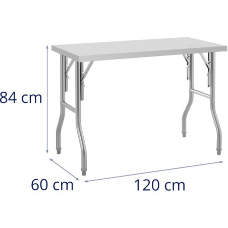 Sulankstomas laboratorinis maitinimo stalas PLIENAS 100 kg 120 x 60 cm Sulankstomas laboratorinis maitinimo stalas PLIENAS 100 kg 120 x 60 cm