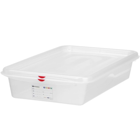 
Maisto konteineris GN 2/ 3 su etikete ir dangčiu 9 l 354x325x100 mm
