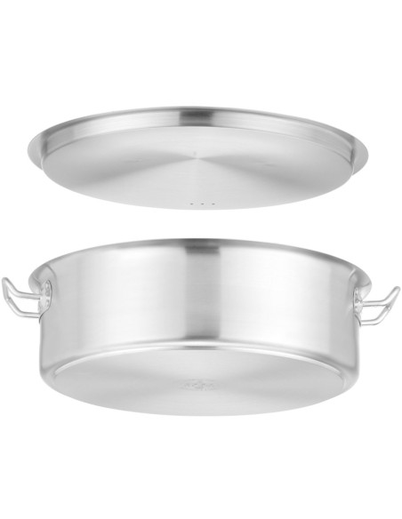 
Žemas puodas su dangčiu „Budget Line“, 15,8 l, skersmuo 380 x 139 mm
