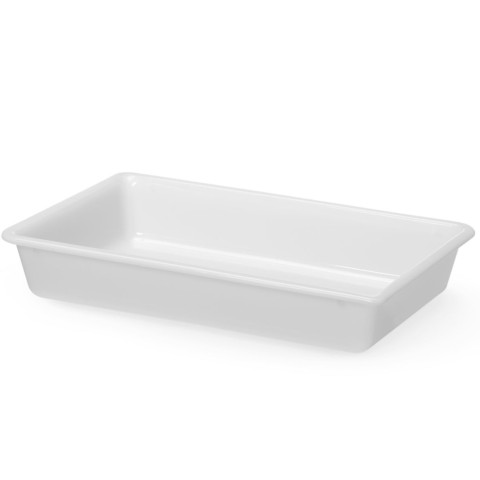
Plokščias duonos kepimo indas 6 l 430x285x75 mm - baltas
