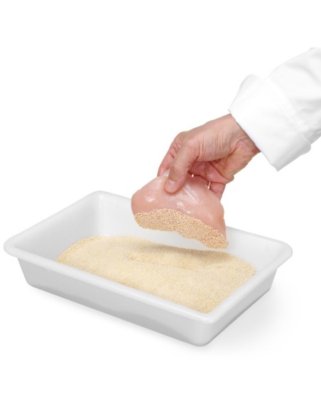 
Plokščias duonos kepimo indas 6 l 430x285x75 mm - baltas
