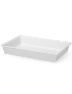 
Duonos kepimo indas, plokščias, 12 l, 535x385x85 mm, baltas
