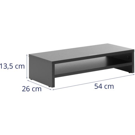 Nešiojamojo kompiuterio monitoriaus stovas su lentyna 54 x 26 x 13,5 cm Nešiojamojo kompiuterio monitoriaus stovas su lentyna 54 x 26 x 13,5 cm