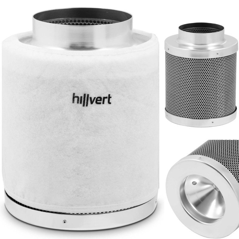 Anglies filtras su pirminiu filtru ventiliacijai 130 mm 110-272 m3/val. Anglies filtras su pirminiu filtru ventiliacijai 130 mm 110-272 m3/val.