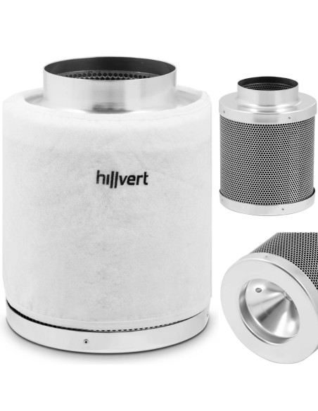 Anglies filtras su pirminiu filtru ventiliacijai 130 mm 110-272 m3/val. Anglies filtras su pirminiu filtru ventiliacijai 130 mm 110-272 m3/val.