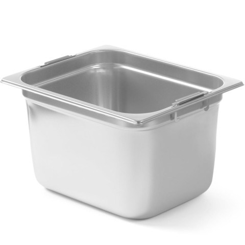 
GN 1/ 2 konteineris su ištraukiamomis rankenomis, PLIENINIS, 6,25 l, 325x265x100 mm
