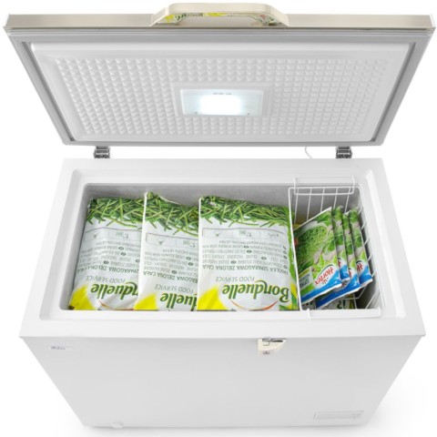 
Rakinama šaldiklio skrynia su LED lempute, 190 l, 120 W
