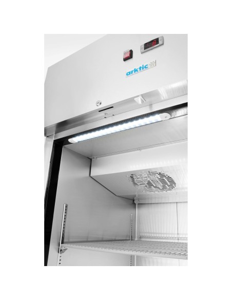 
Šaldymo spintelė, vienų durų šaldytuvas, 4 lentynos, PLIENAS, GN 2/ 1, 465 l, 250 W
