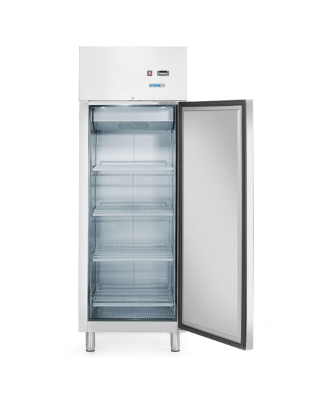 
Šaldymo spintelė, vienų durų šaldytuvas, 4 lentynos, PLIENAS, GN 2/ 1, 465 l, 250 W
