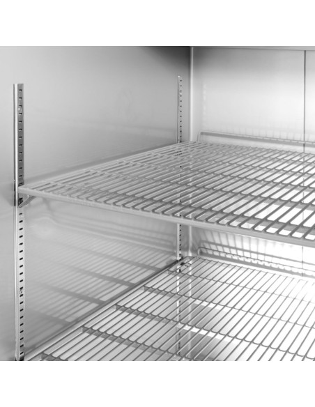 
Šaldymo spintelė, vienų durų šaldytuvas, 4 lentynos, PLIENAS, GN 2/ 1, 465 l, 250 W
