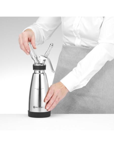 
Termosifonas karštiems ir šaltiems padažams, 3 antgaliai, 0,5 l, skersmuo 95x275 mm
