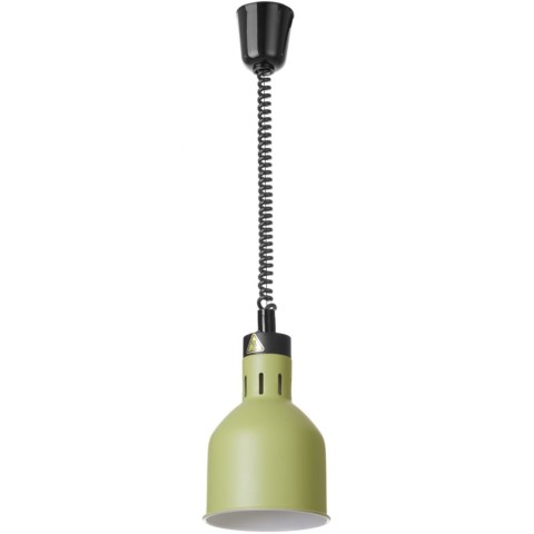 
Cilindrinė pakabinama maisto šildymo lempa, 175 mm skersmens, 250 W - žalia
