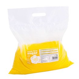 Spalvotas cukrus cukraus vatai geltono vanilės skonio 5kg