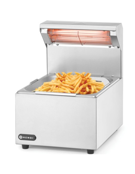 
Bulvyčių fri šildytuvas su kaitinimo lempute GN 1/ 2 400 W
