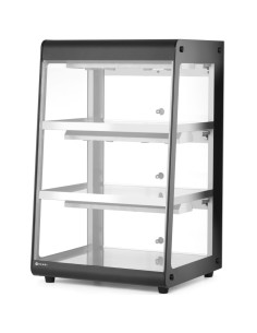 
Reguliuojama šildoma vitrina, 3 lygiai, 50–70 °C, 500 W
