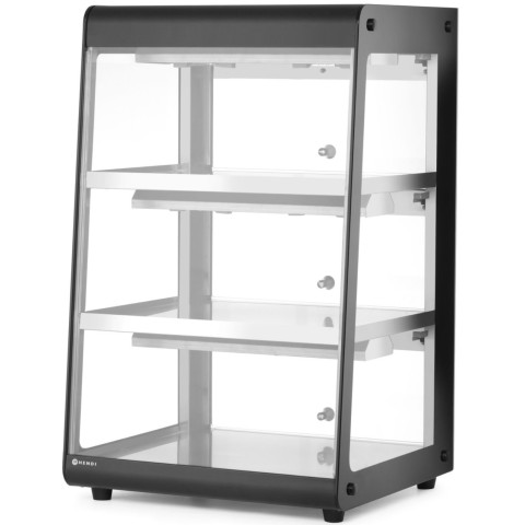 
Reguliuojama šildoma vitrina, 3 lygiai, 50–70 °C, 500 W
